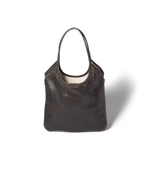 Miu Miu Black Ivy Leather Bag