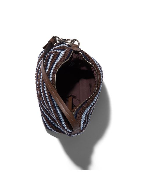 Miu Miu Blue Spirit Crochet Pouch