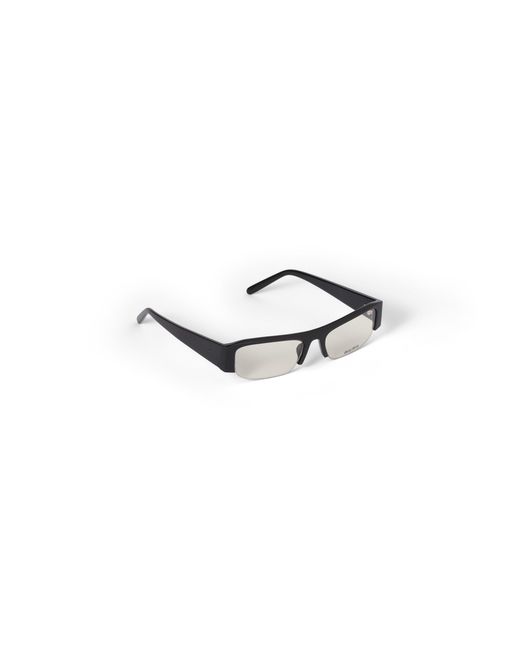 Miu Miu White Vedette Sunglasses