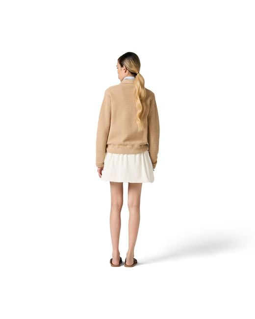 Miu Miu Natural Cotton Crochet Cardigan