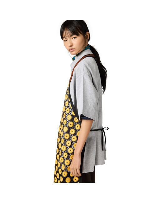 Miu Miu Metallic Macramé Apron