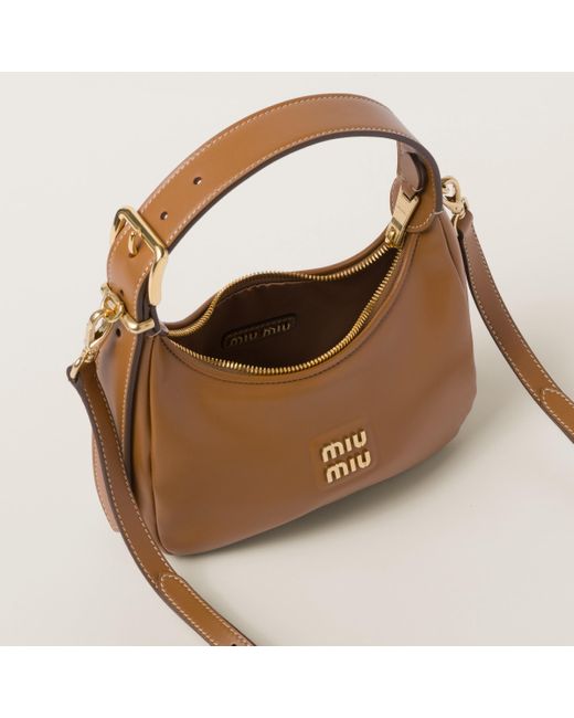 Miu Miu Multicolor Leather Hobo Bag
