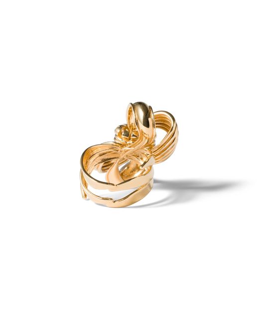 Miu Miu Metallic Metal Ring