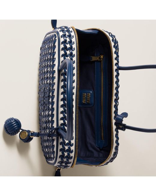Miu Miu Blue Beau Leather Bag