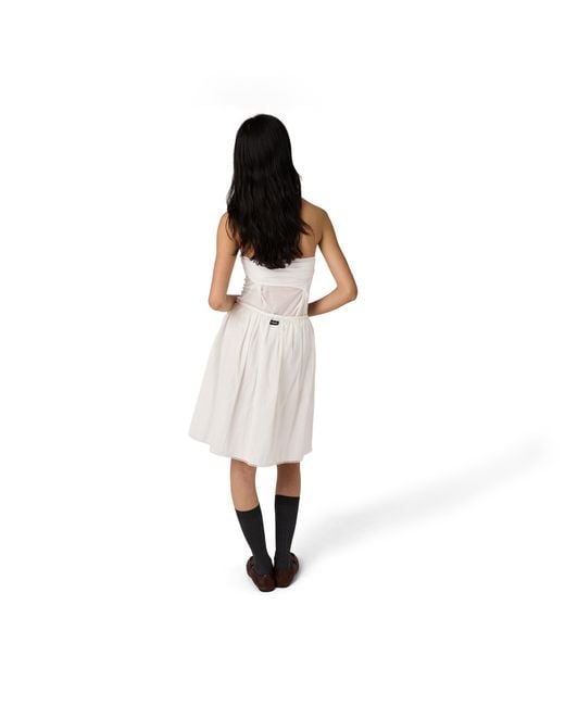 Miu Miu White Ribbed Jersey Top