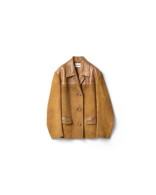 Miu Miu Brown Suede Jacket