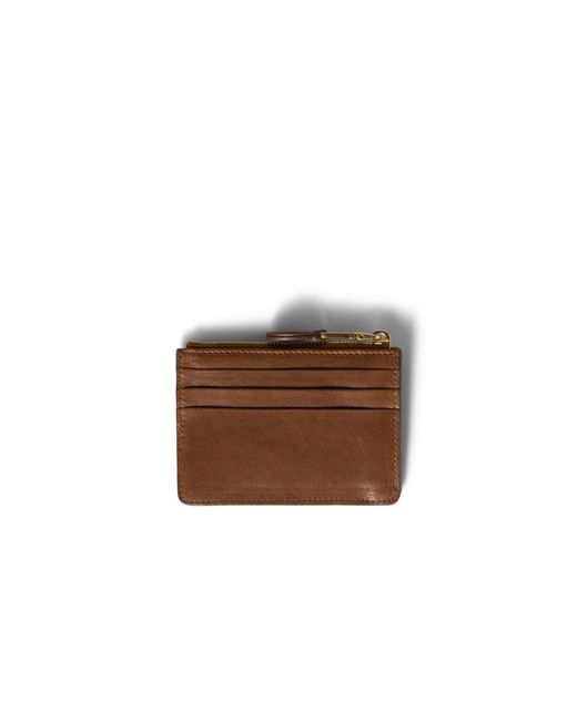 Miu Miu Brown Nappa Leather Card Holder