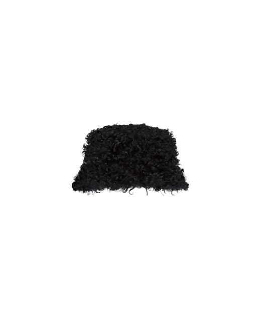 Miu Miu Black Shearling Bucket Hat