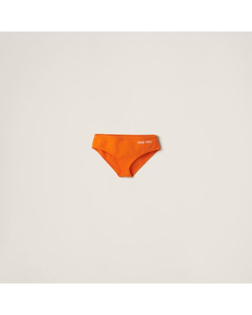 Miu Miu Orange Swimsuit