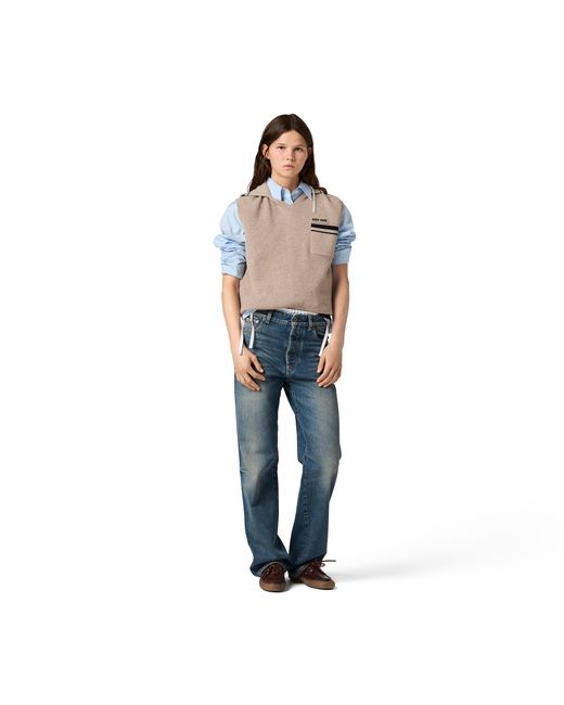 Miu Miu Natural Cashmere Vest