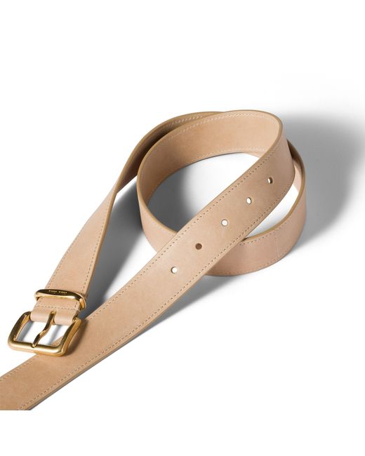 Miu Miu Natural Nappa Leather Belt