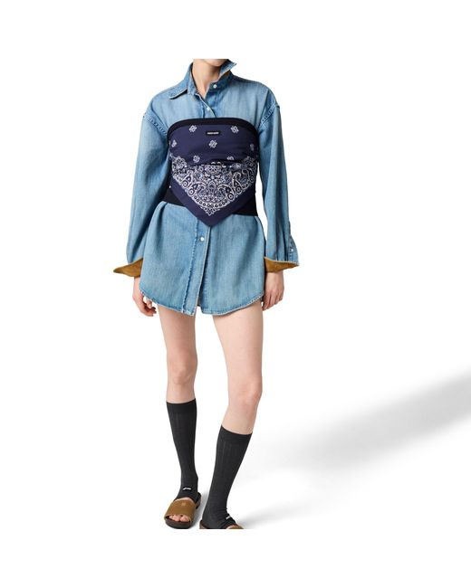 Miu Miu Blue Denim Shirt