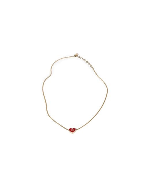 Miu Miu Metallic Metal Necklace