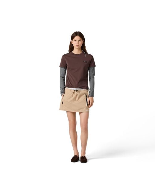 Miu Miu Purple Jersey T-Shirt