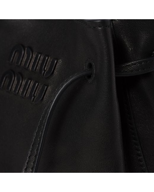 Miu Miu Black Nappa Leather Mini-Bag