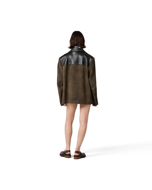 Miu Miu Brown Suede Jacket