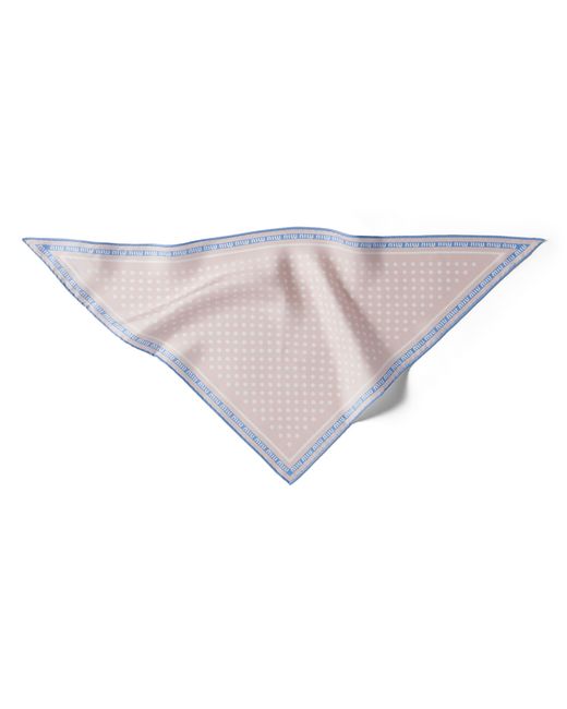Miu Miu Multicolor Printed Twill Scarf