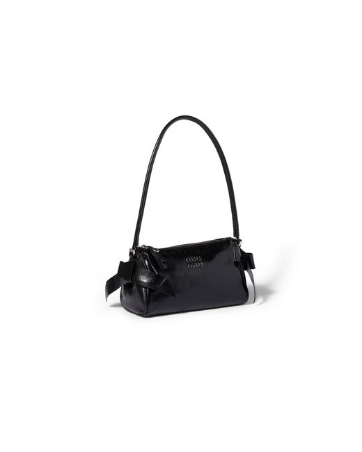 Miu Miu Black Shiny Leather Pouch