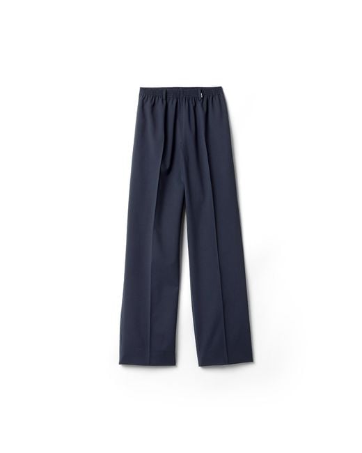Miu Miu Blue Stretch Wool Pants