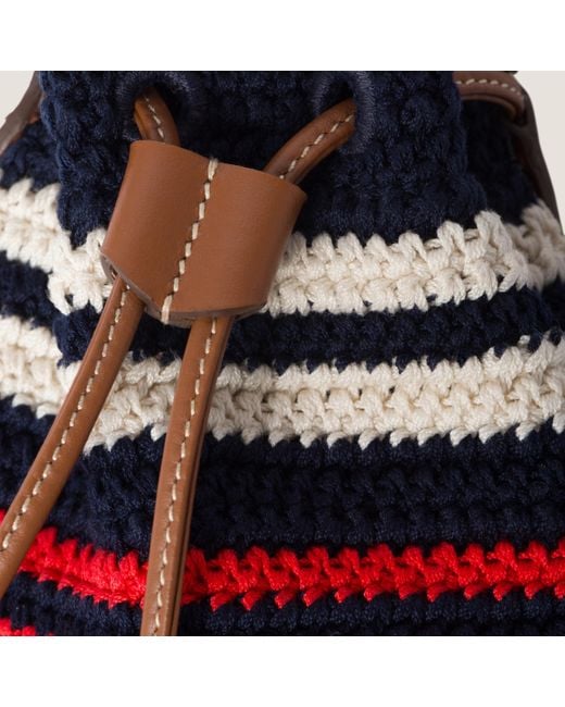 Miu Miu White Crochet Mini-Bag