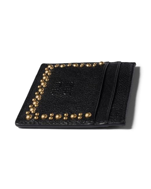 Miu Miu Black Leather Card Holder