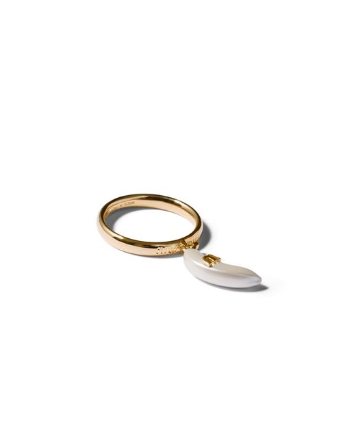 Miu Miu Metallic Metal Ring