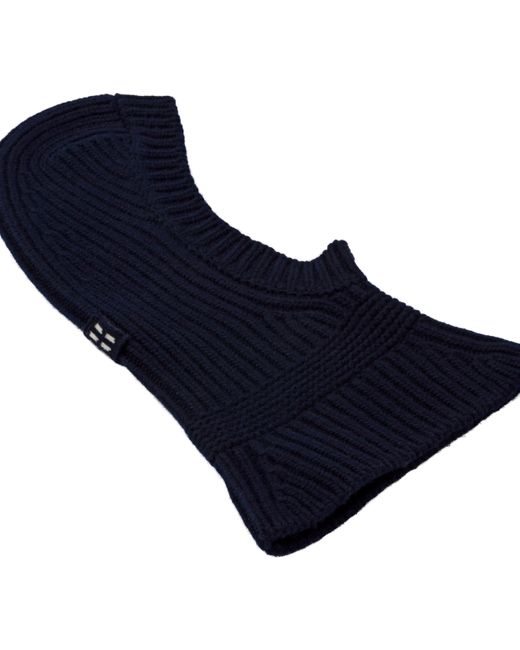 Miu Miu Blue Knit Ski Mask