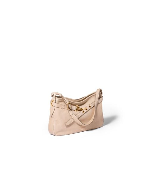Miu Miu Pink Aventure Nappa Leather Bag