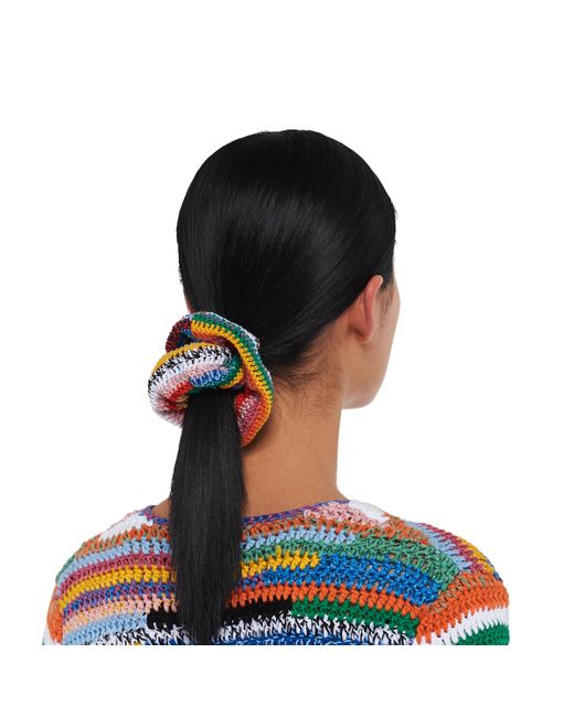 Miu Miu Multicolor Crochet Scrunchie