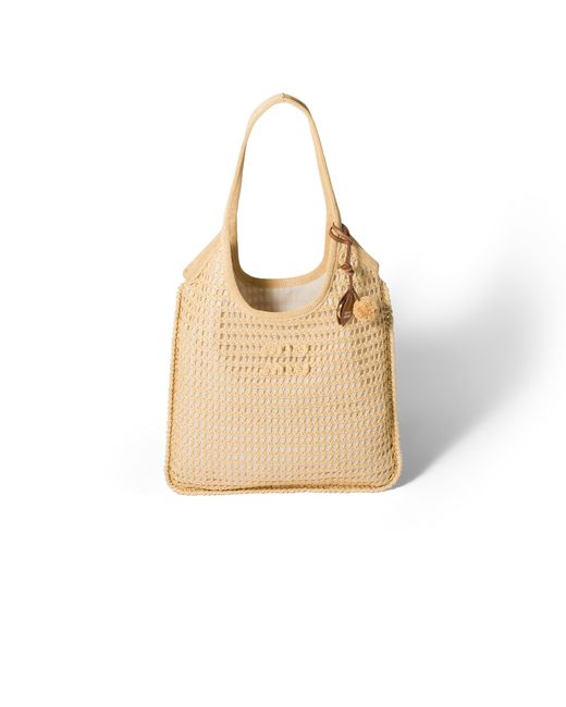 Miu Miu Natural Ivy Raffia Crochet Bag