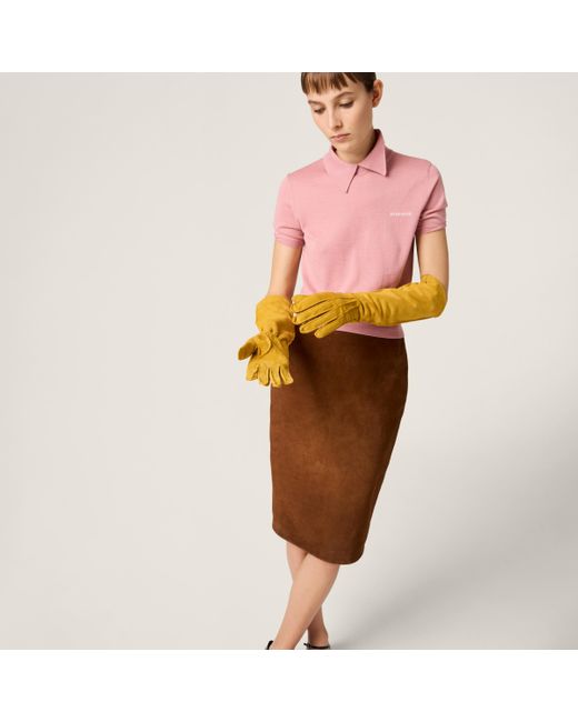 MIUMIU KNITTED POLO SHIRT STYLE 355 main image 1