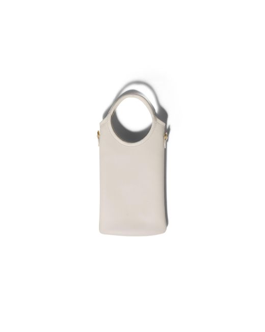 Miu Miu White Leather Smartphone Case