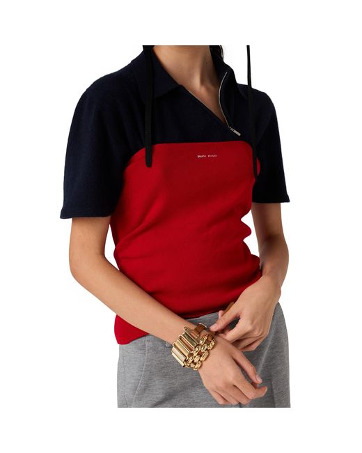 Miu Miu Red Cotton Knit Tube Top