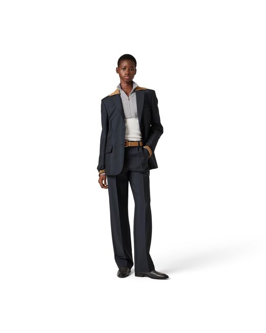 Miu Miu Gray Cropped Wool And Cashmere Cardigan