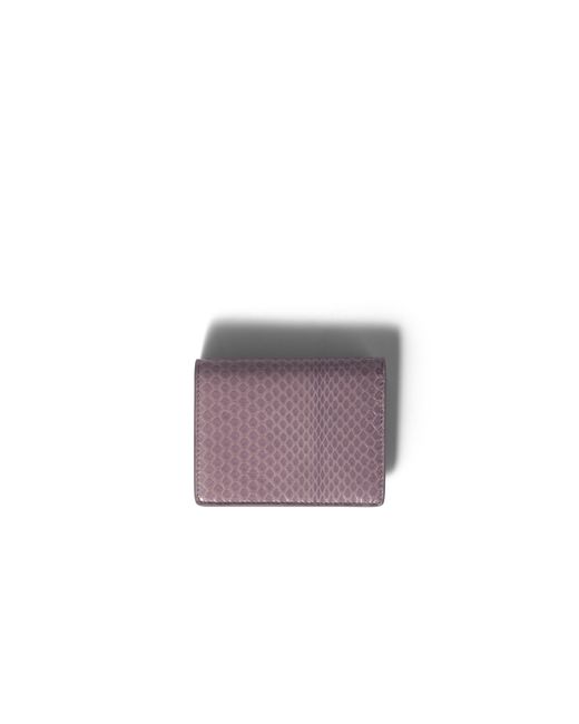 Miu Miu Purple Small Ayers Leather Wallet