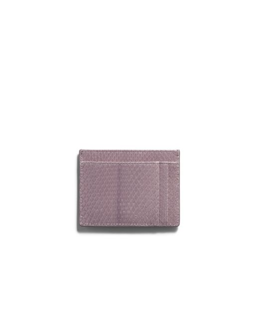 Miu Miu Purple Ayers Leather Card Holder