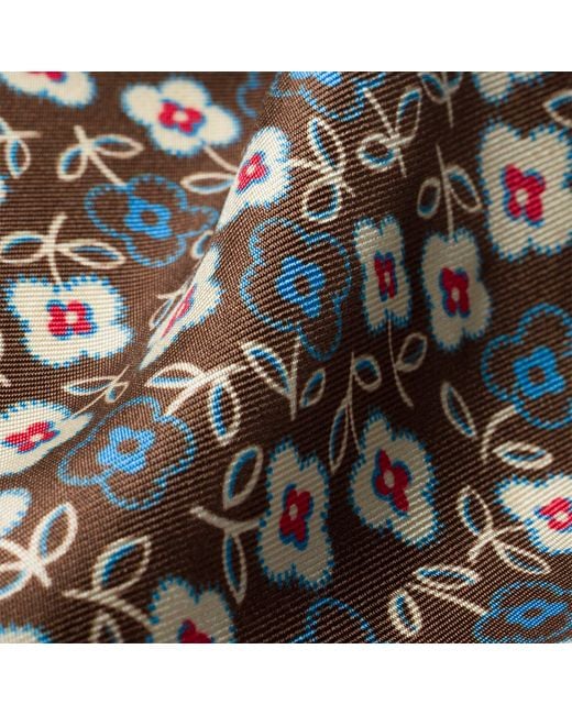 Miu Miu Gray Printed Twill Scarf