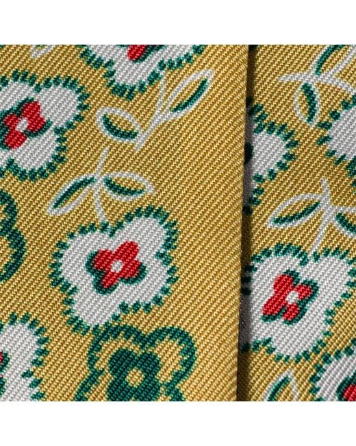 Miu Miu White Printed Twill Scarf