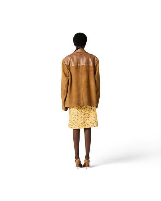 Miu Miu Brown Suede Jacket