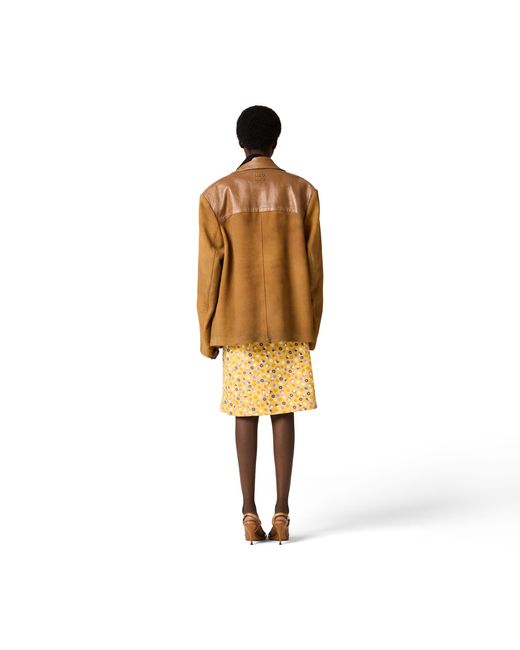 Miu Miu Brown Suede Jacket
