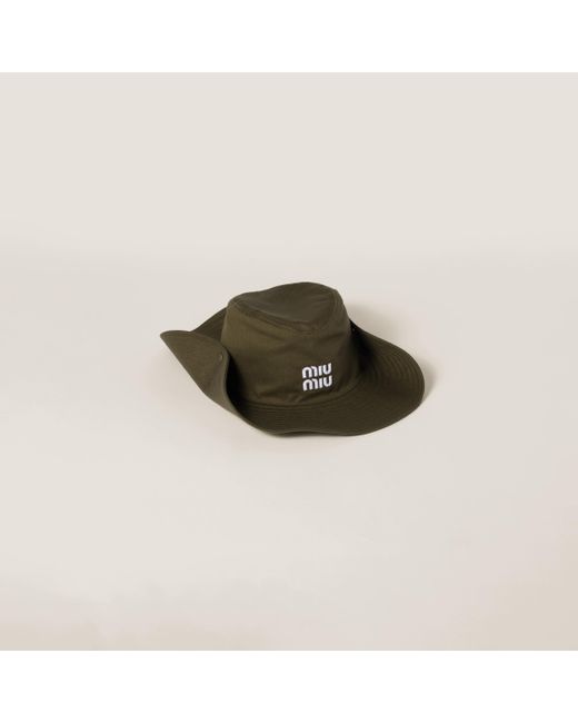 Miu Miu Multicolor Drill Cowboy Hat