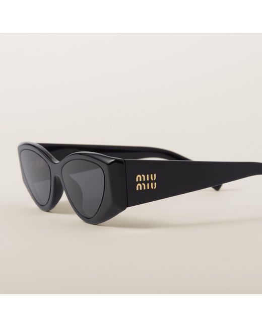Miu Miu Multicolor Logo Sunglasses