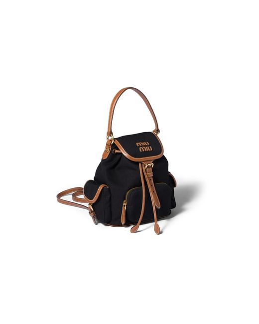 Miu Miu Black Backpack
