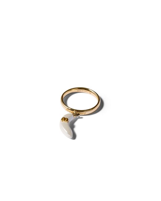 Miu Miu Metallic Metal Ring