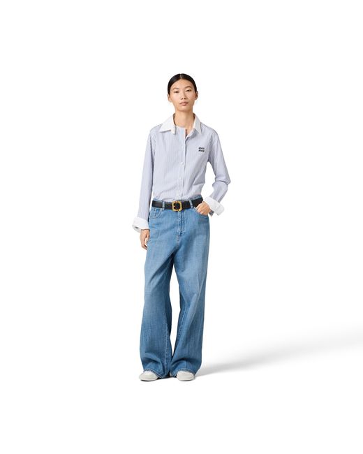 Miu Miu Blue Denim Jeans