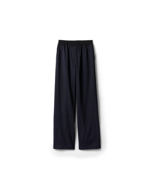 Miu Miu Blue Wool Pants