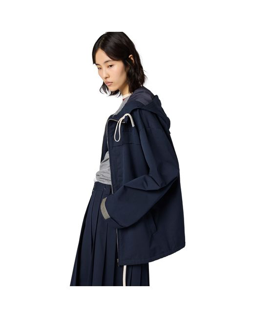 Miu Miu Blue Ripstop Jacket