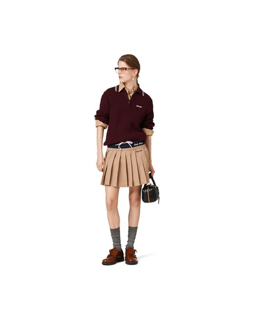 Miu Miu Natural Poplin Shirt