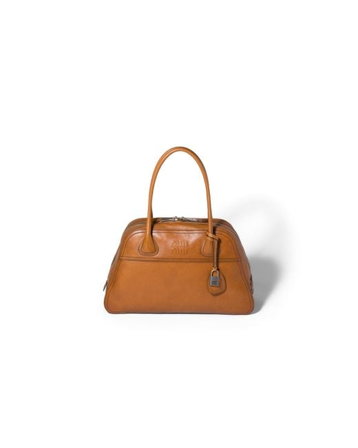 Miu Miu Brown Vivant Leather Bag