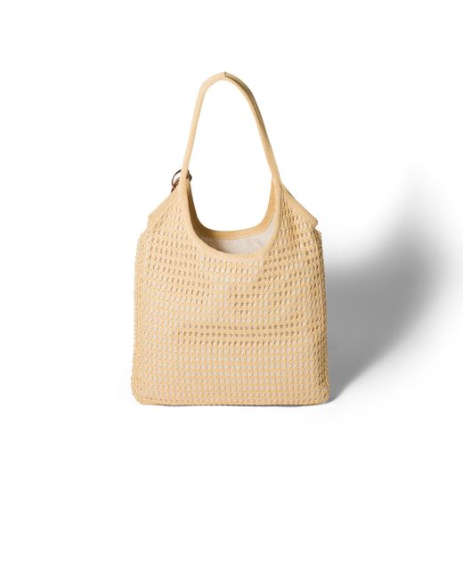 Miu Miu Natural Ivy Raffia Crochet Bag